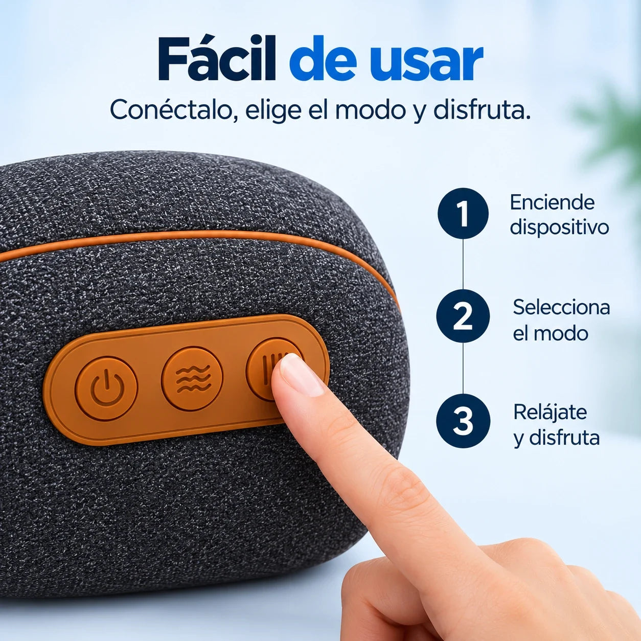Panel de control del dispositivo cervical